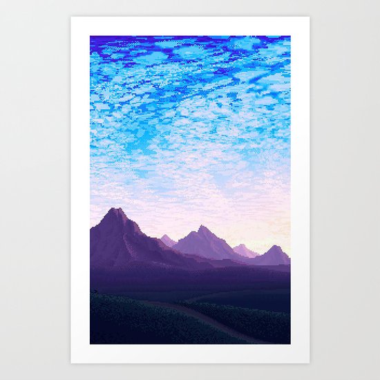 Mountainz Art Print