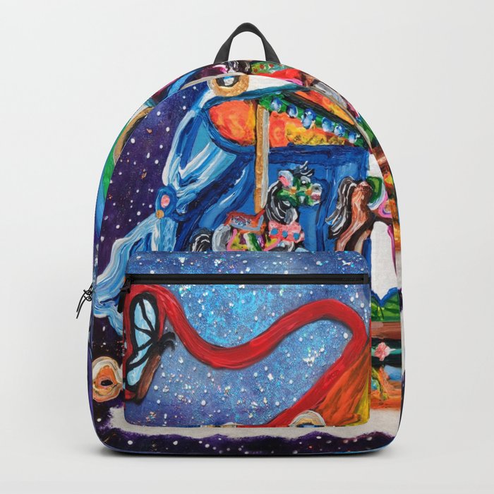 Enchanted Butterfly Dream Carousel Backpack