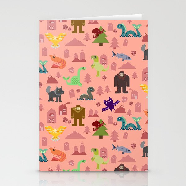 Cryptids of the PNW Stationery Cards