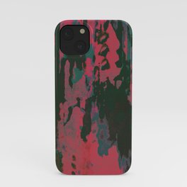 Magenta Print iPhone Case