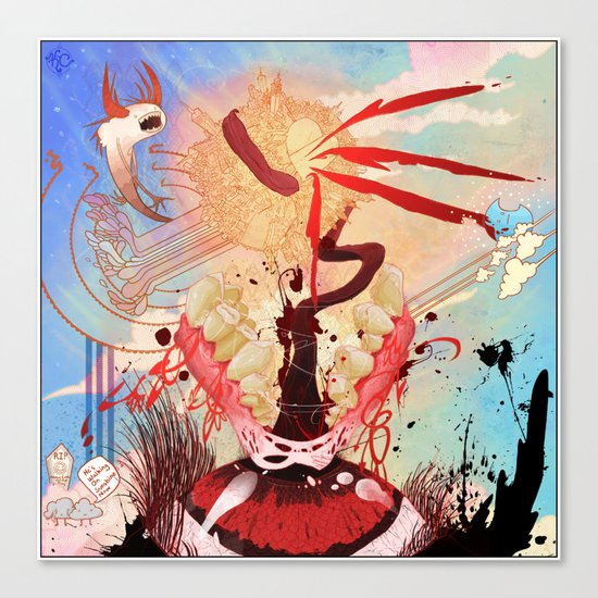 The Appetite of Big Bust Canvas Print