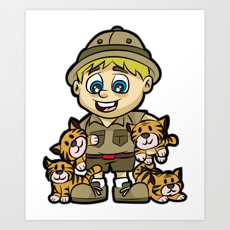Safari Guide Africa Lion Leopard Ranger Art Print By Moonpie90 Society6 Super guides are experienced and highly rated guides who are committed to providing great experiences for their clients. safari guide africa lion leopard ranger art print by moonpie90