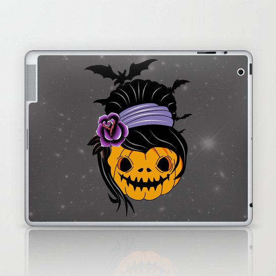 Halloween pumpkin head  Laptop & iPad Skin