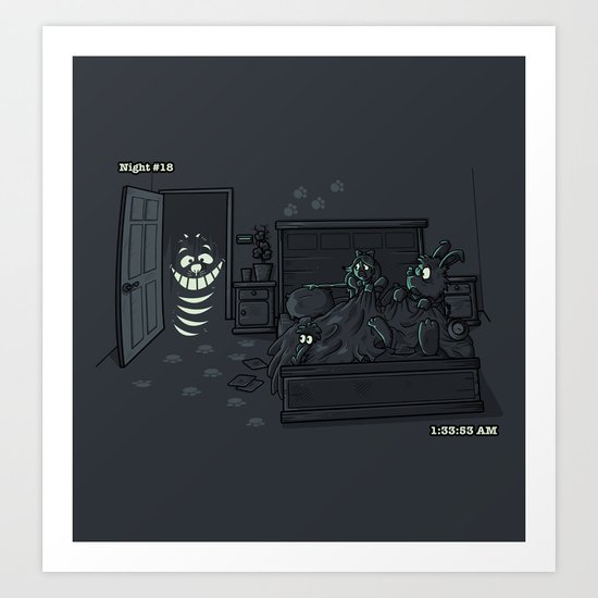 CHESHIRE ACTIVITY Art Print