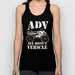 ADV All Donut Vehicle - Donut Quad Bike Unisex Tank Top