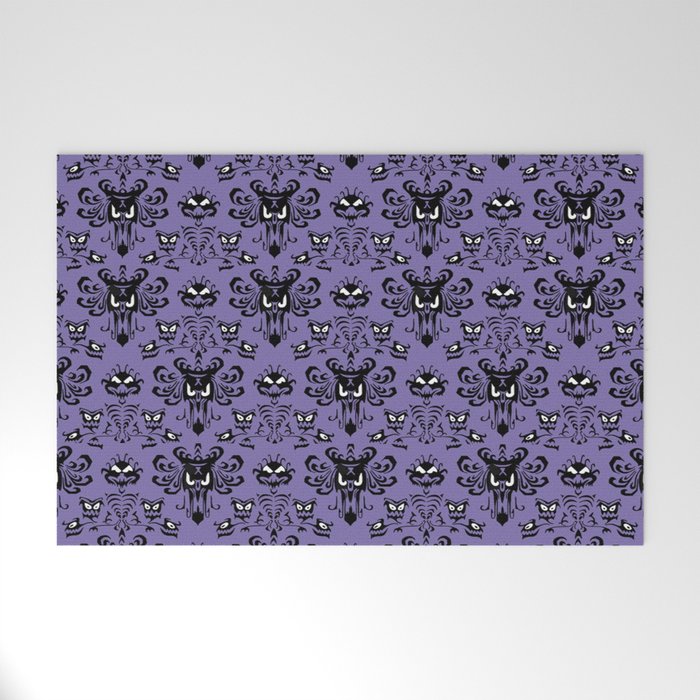 Purple Wallpaper Welcome Mat