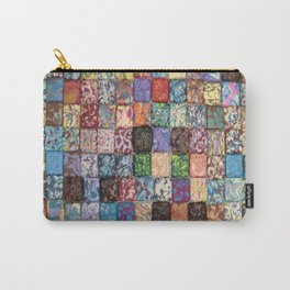 Tile Patchwork Carry-All Pouch