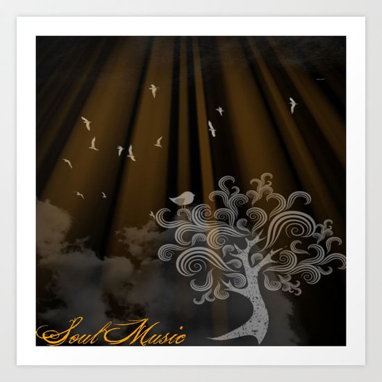 Soul Music Art Print