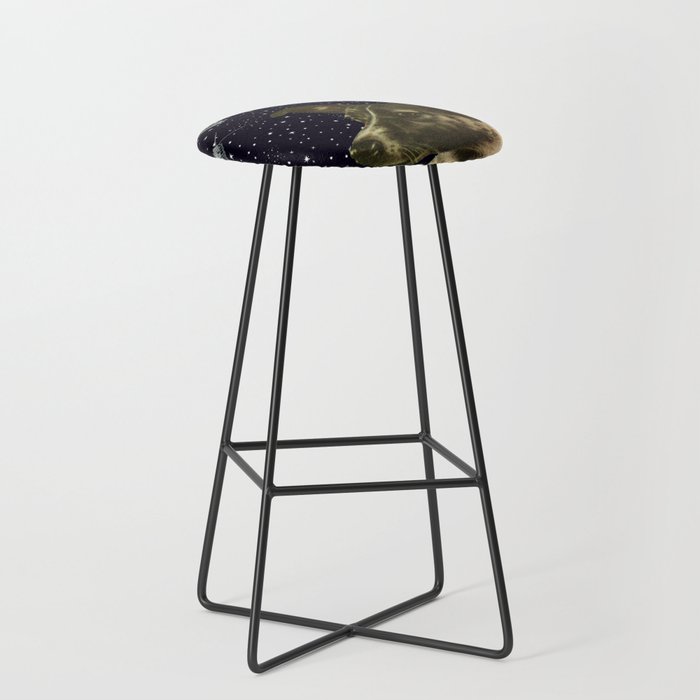Laika Bar Stool By Synthwave1950 Alex, How Much Space For 2 Bar Stools