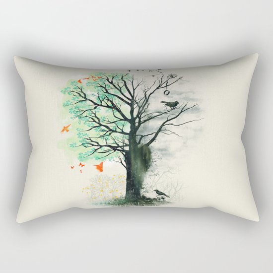 They Loved the Landscape to Death Rectangular Pillow