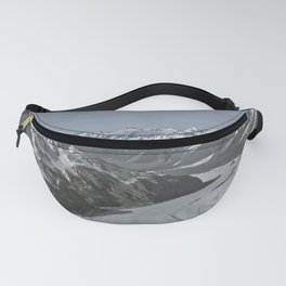 New Zealand Photography - Franz Josef Glacier Covered In Snow And Ice Fanny Pack