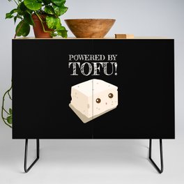 Powered By Tofu Meatless Vegan Credenza