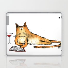 The Cat Relaxes Laptop & iPad Skin