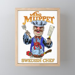 Vert Der Ferk cook Swedish Chef Framed Mini Art Print