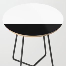 Black & White Color Block Side Table