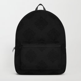 Victorian Baroque Black Backpack