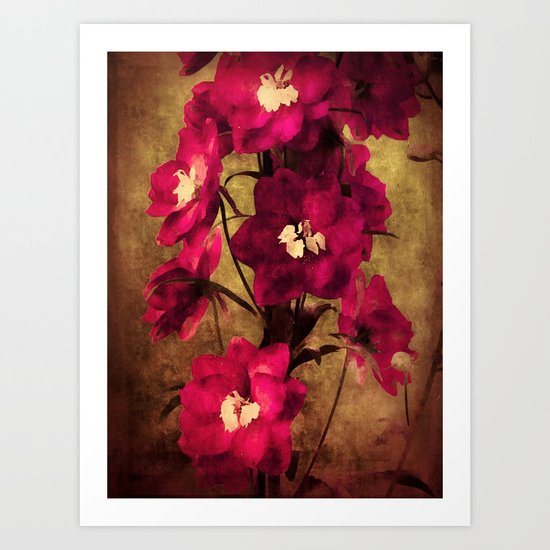 Vintage Flowers Art Print