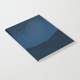 Evening Sky Landscape | Painted Brush Sky Design Notebook
