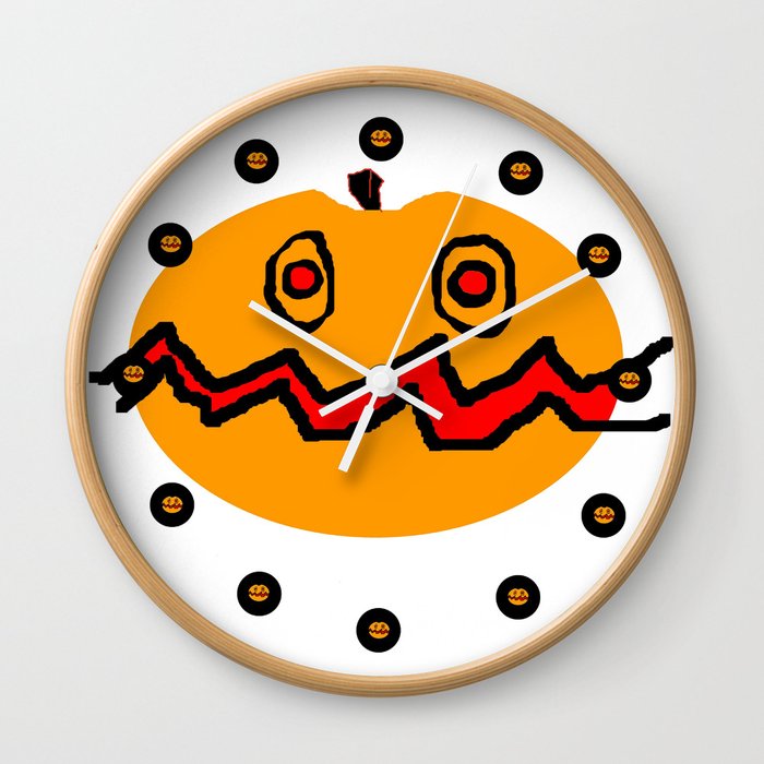 Citrouille 01 Wall Clock