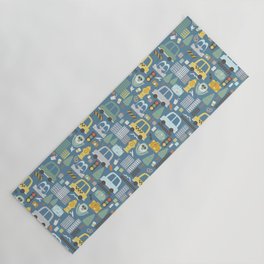 Busy Little City Yoga Mat