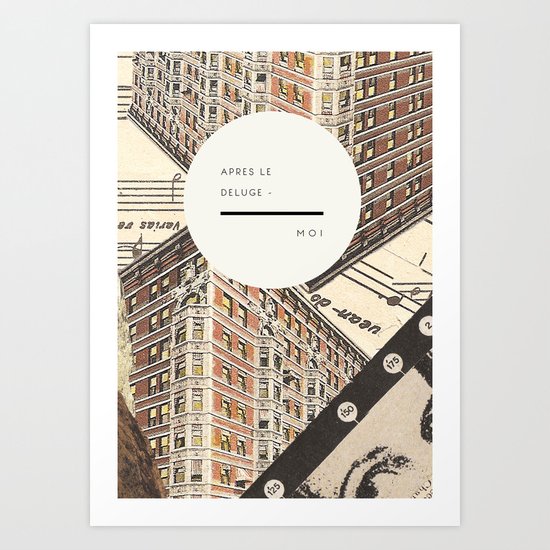 Royal Quote Scramble Art Print