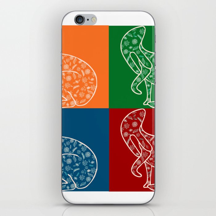 Four Square Hare iPhone Skin