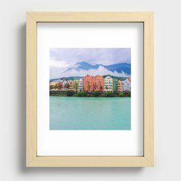 Innsbruck Austria River  Recessed Framed Print
