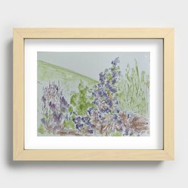 With the Land/4 Recessed Framed Print