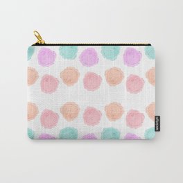 Ice Cream Sherbet Scoops Pattern Carry-All Pouch