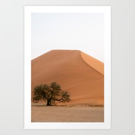 Dune at sunset, Sossusvlei | Namibia travel photography Art Print Art Print