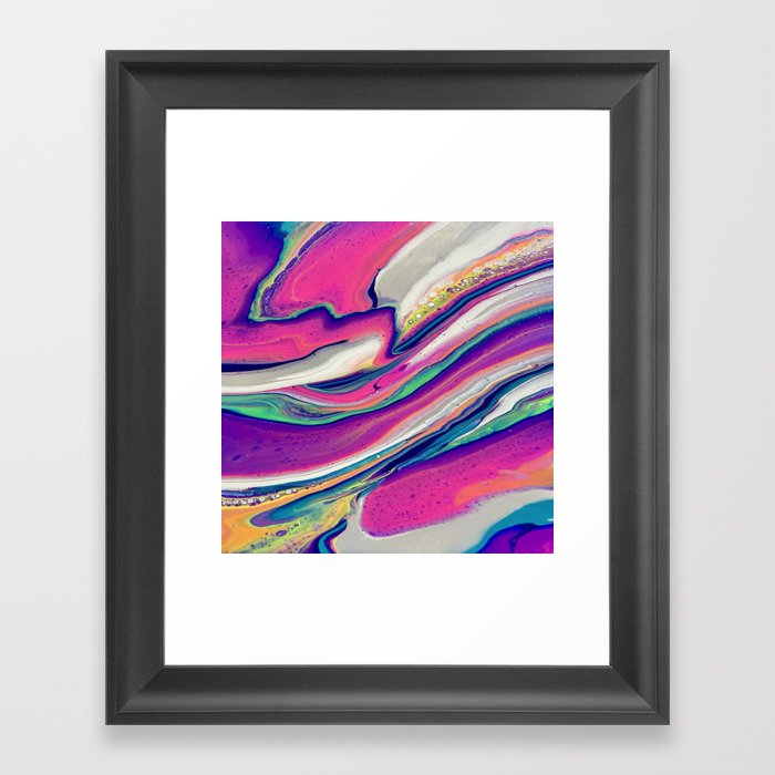 Rainbow bright Framed Art Print