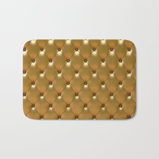 Luxury Golden Leather vector new design Bath Mat
