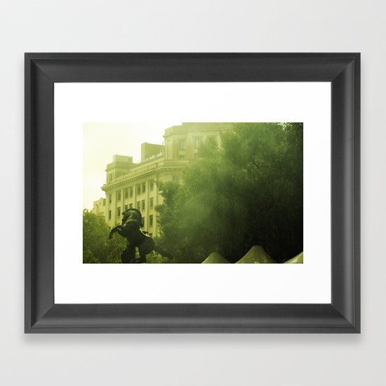 Rain Framed Art Print