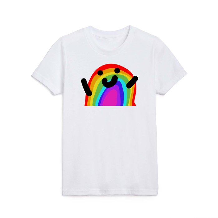 Happy Tiny Rainbows Kidulting Fun Happy Pattern Kids T Shirt