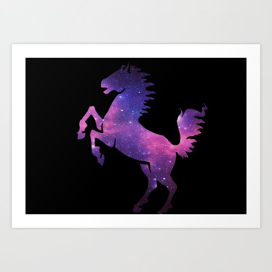 SPACE HORSE Art Print