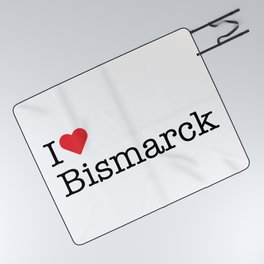 I Heart Bismarck, ND Picnic Blanket