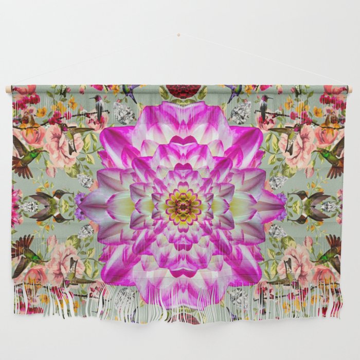 Floral Pattern Wall Hanging