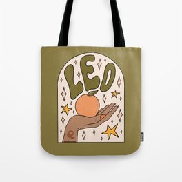 Leo Grapefruit Tote Bag