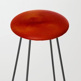 Abstract flare rich red Counter Stool