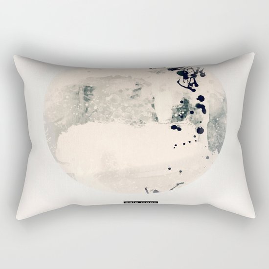pale moon Rectangular Pillow
