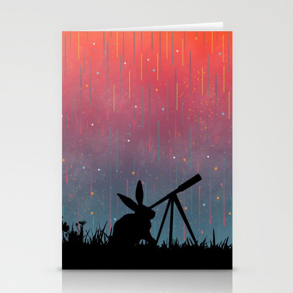 Meteor Shower Stationery Cards