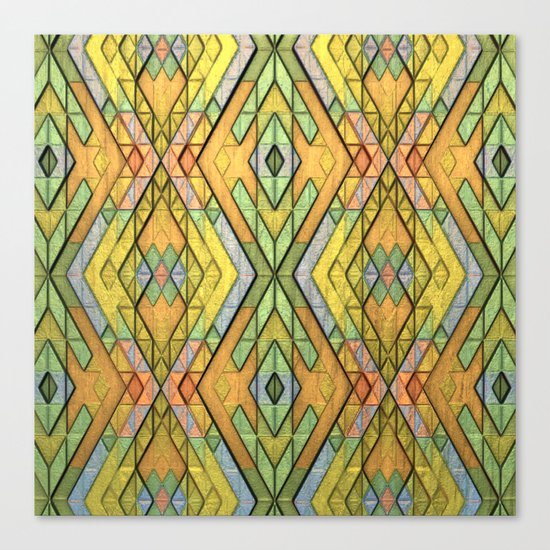 Deco Diamonds Canvas Print