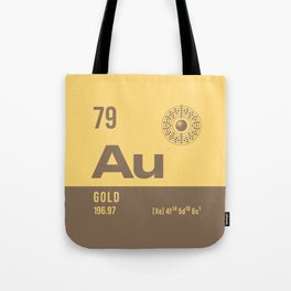 Periodic Element A - 79 Gold Au Tote Bag