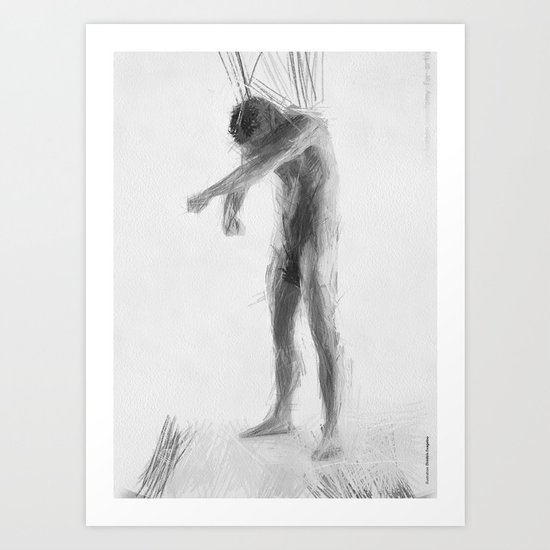 Standing Ludvik Art Print