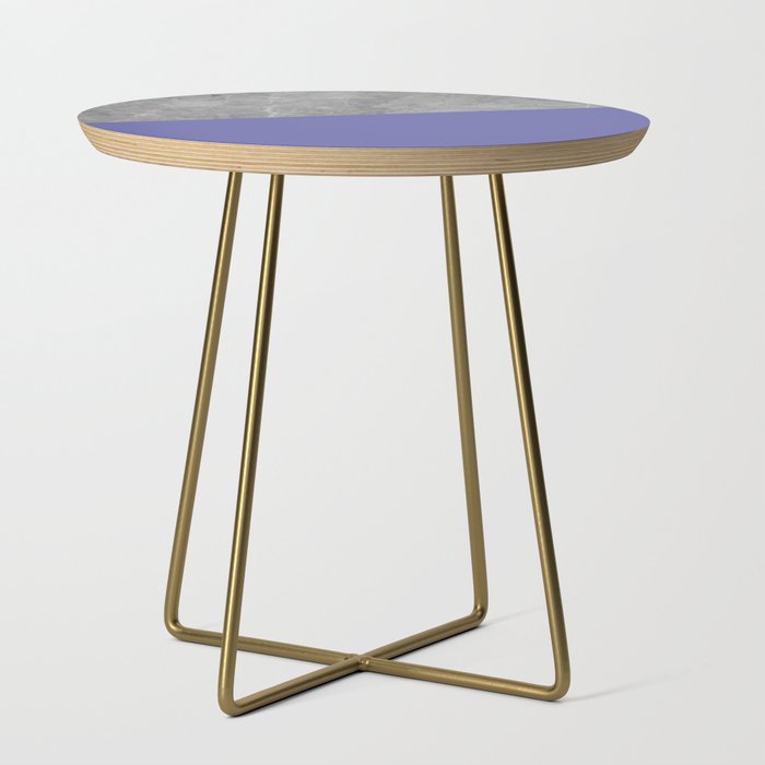 Very Peri 2022 Color Of The Year Violet Blue Periwinkle Concrete Side Table