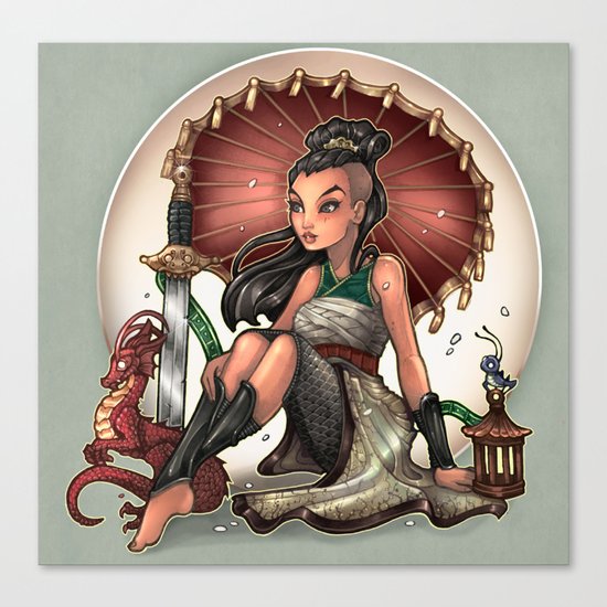 Heart of a Dragon Canvas Print