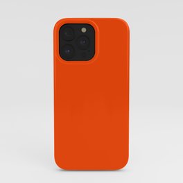 Orange Red iPhone Case | Tinge, Paint, Orangered, Cleandesign, Bloom, Tone, Graphicdesign, Fill, Solid, Colorful 