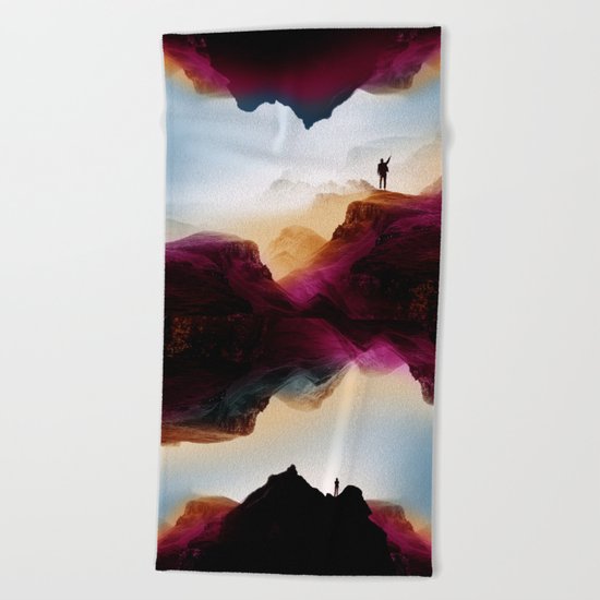 Learning from the past Beach Towel
