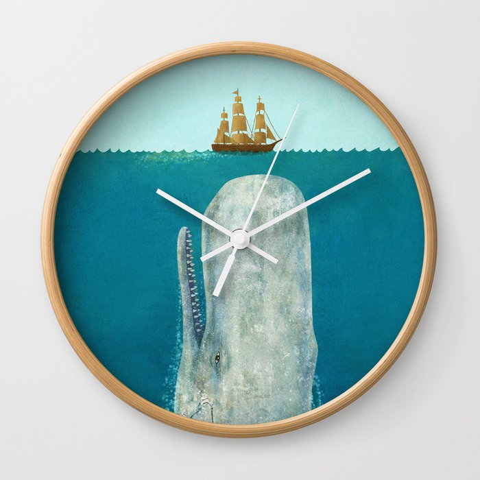The Whale Wall Clock
