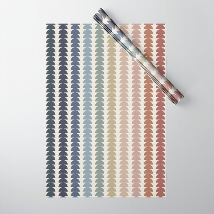 Maude Pattern- Vintage Multicolor Wrapping Paper